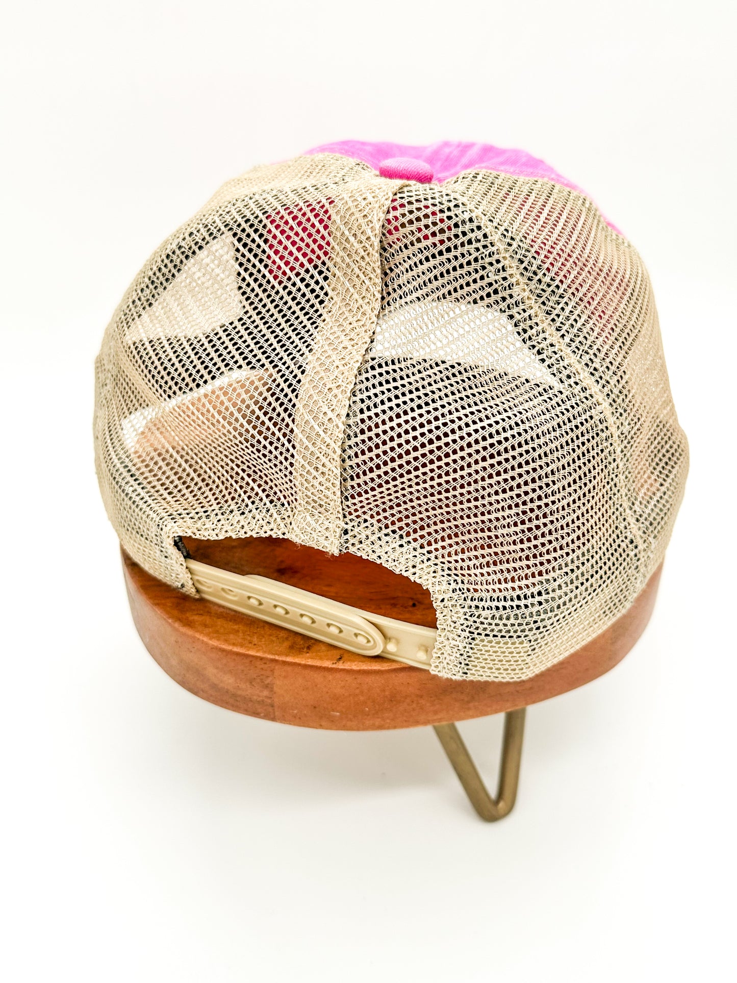 Pink Ponytail Trucker Cap | Partnerco Swag