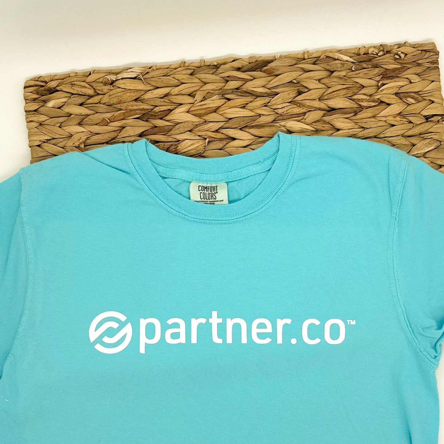 Comfort Colors Lagoon Blue Short Sleeve T-Shirt | Partnerco Swag
