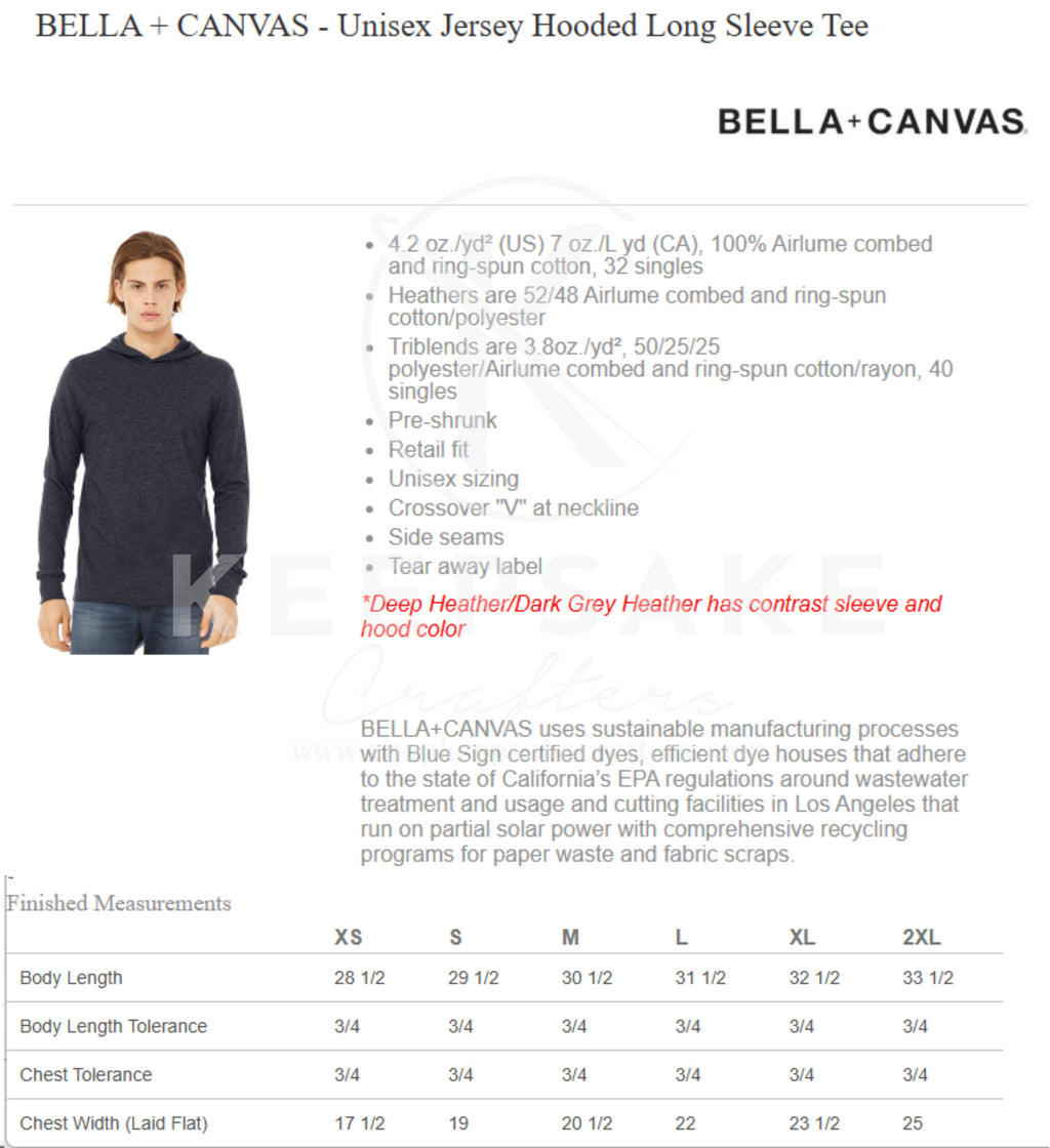 Unisex Long Sleeve Hooded T-Shirt | Partnerco Swag Apparel for Events & Everyday Wear