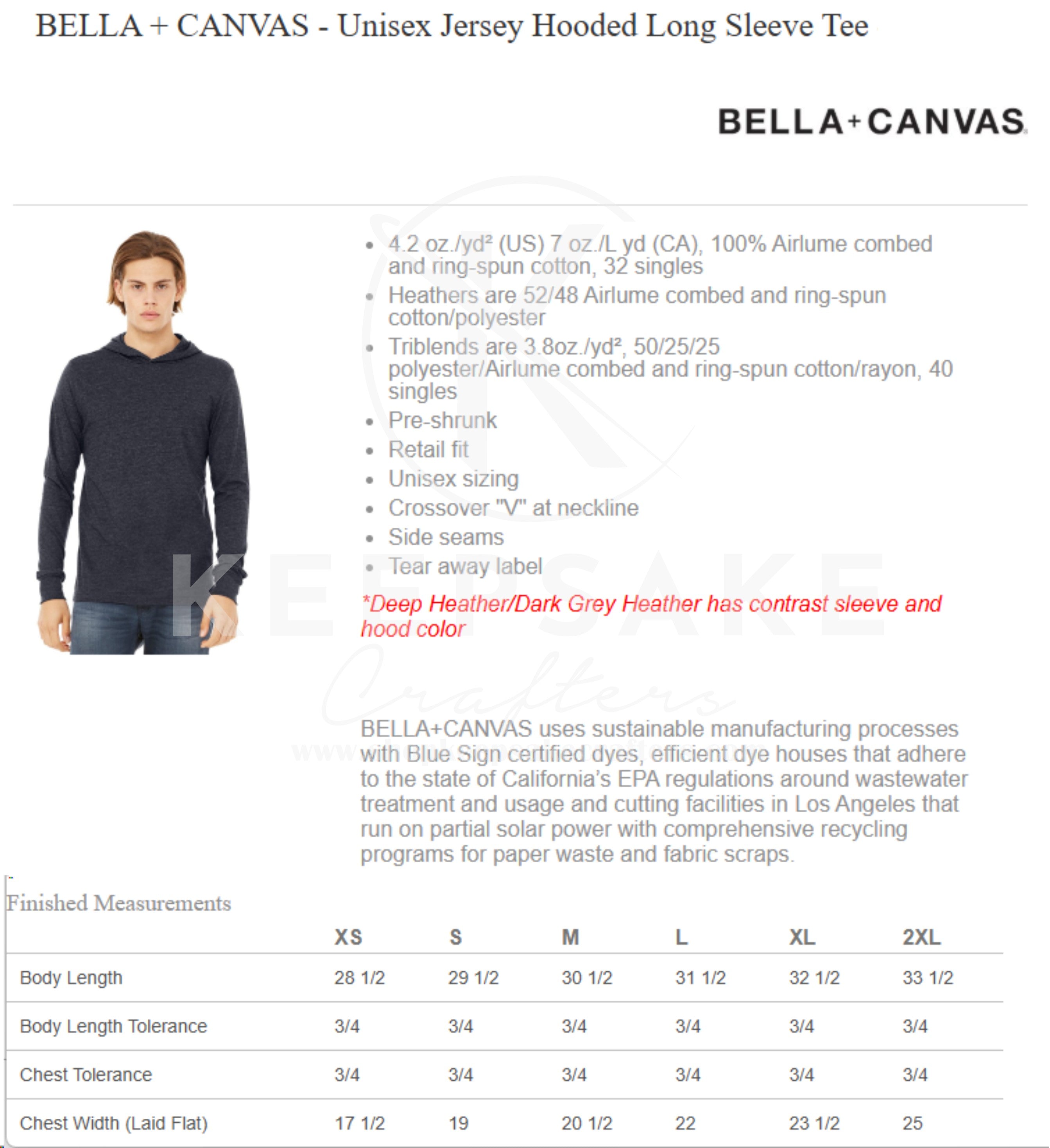 Unisex Long Sleeve Hooded T-Shirt | Partnerco Swag Apparel for Events & Everyday Wear