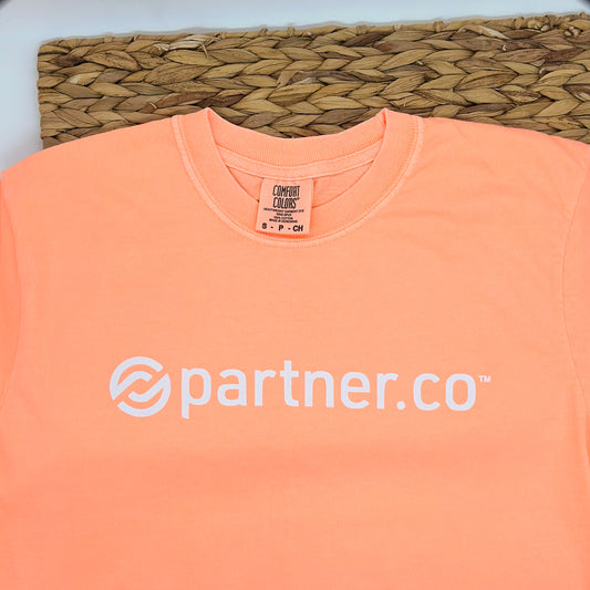 Comfort Colors Neon Cantaloupe Short Sleeve T-Shirt | Partnerco Swag