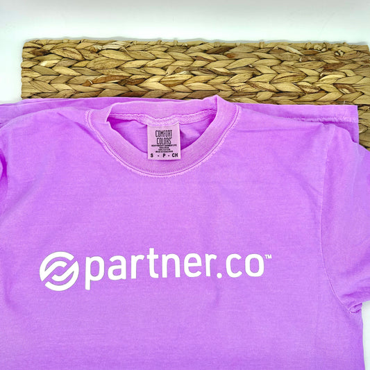 Comfort Colors Neon Purple Short Sleeve T-Shirt | Partnerco Swag