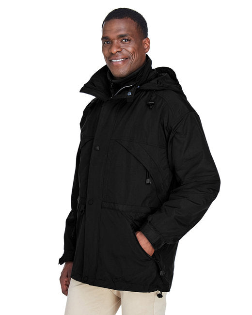 North End Adult 3-in-1 Parka with Dobby Trim 88007