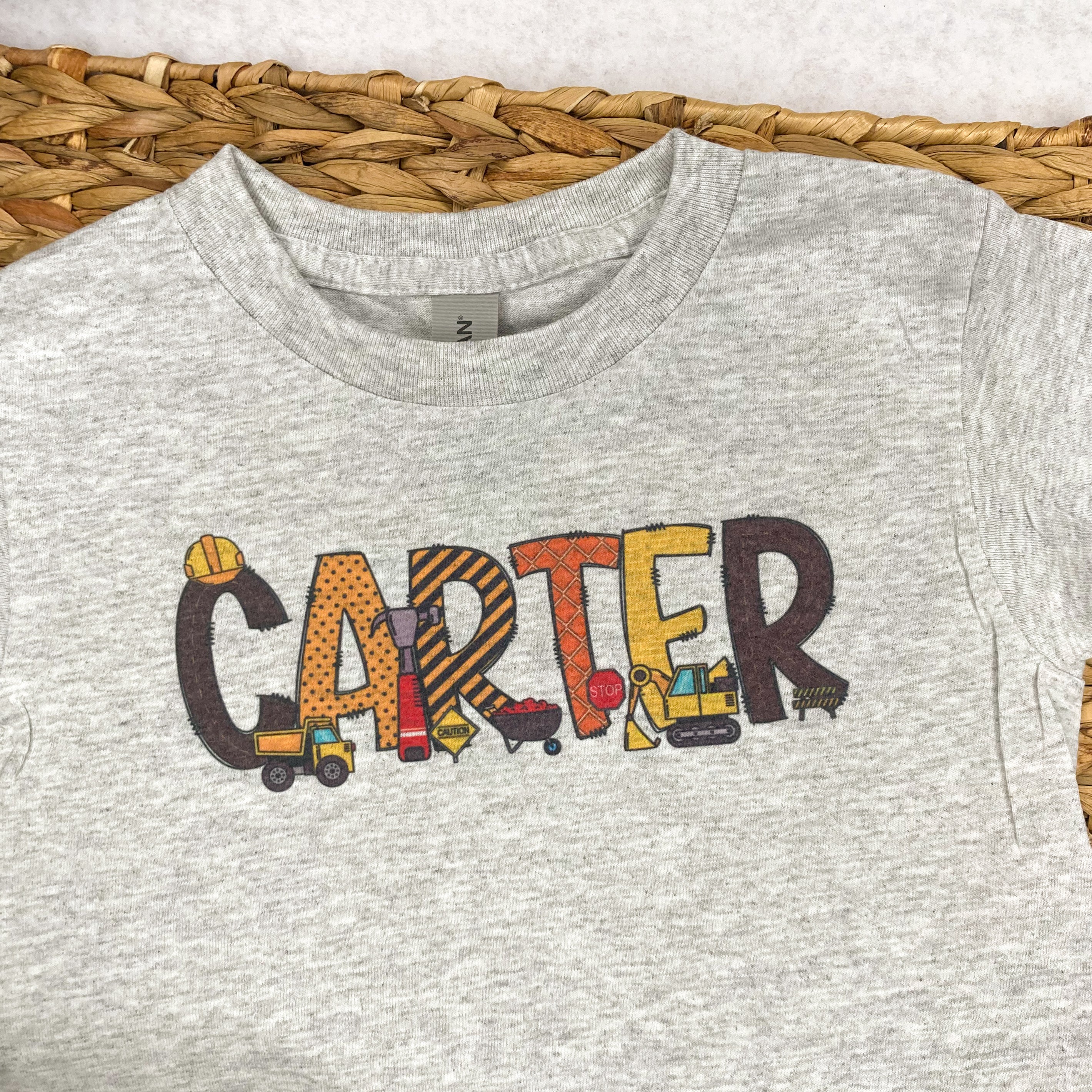 Back to School Construction Shirt