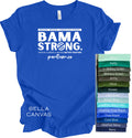 BAMA STRONG Team T-Shirt BELLA CANVAS in Blues | Partnerco Swag