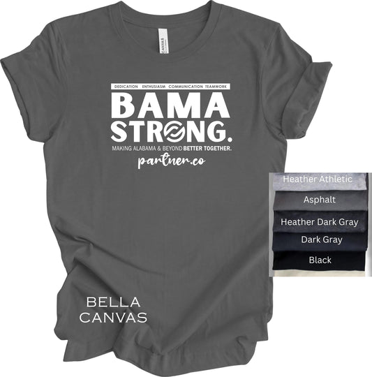 BAMA STRONG Team T-Shirt BELLA CANVAS in Blues | Partnerco Swag
