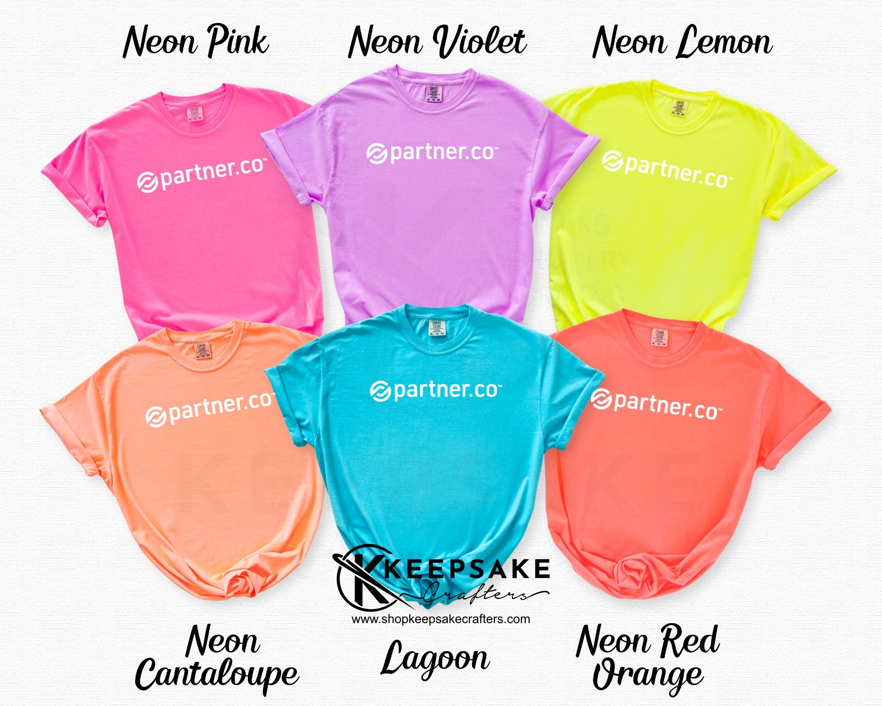 PartnerCo Swag T-Shirt in Neon Comfort Colors