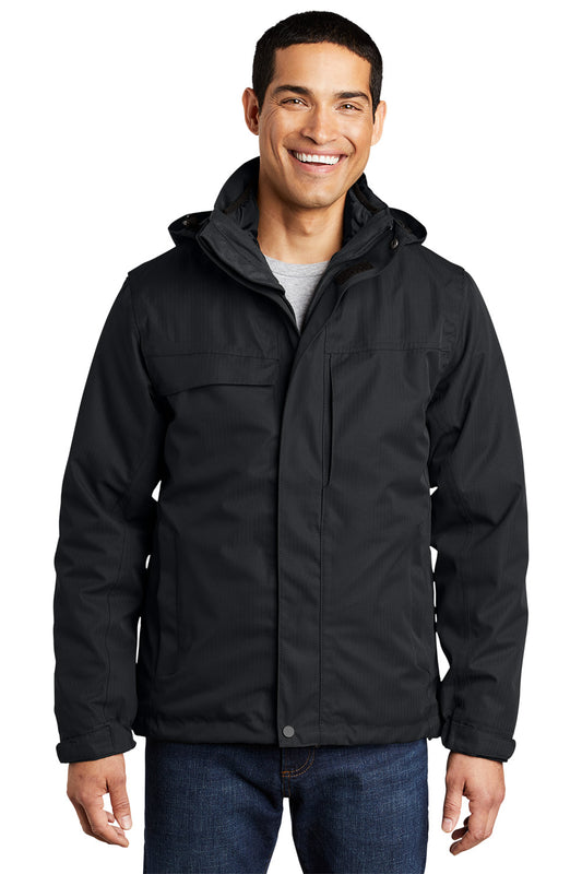 Port Authority® Herringbone 3-in-1 Parka. J302